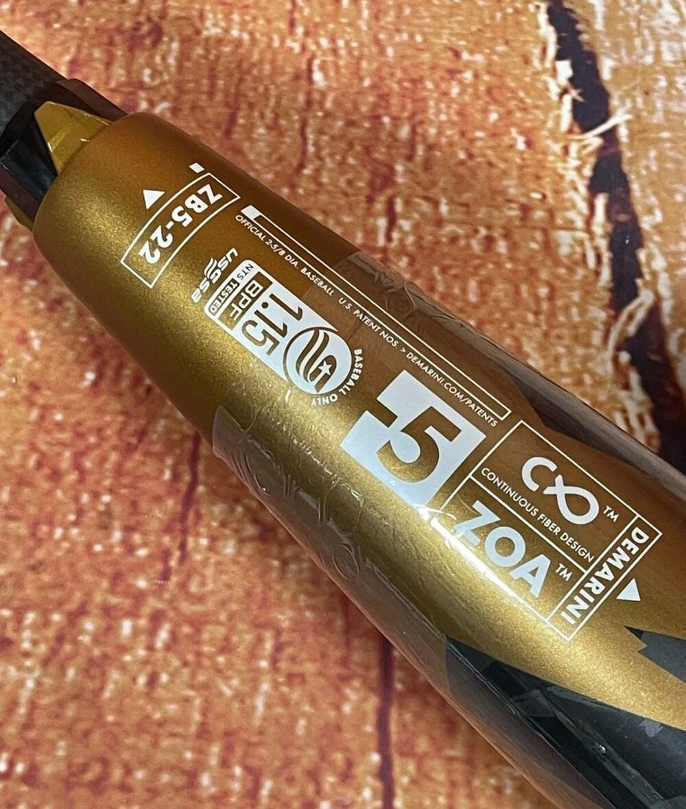 DeMarini Zoa -5 USSSA ZB5-22 Baseball Bat 30/25 OZ Brand New!